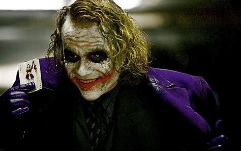 Heath Ledger Joker Playing Card The Humble I