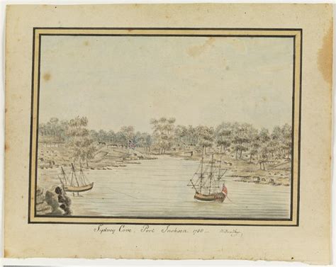 Sydney Cove Port Jackson 1788 State Library Of Nsw