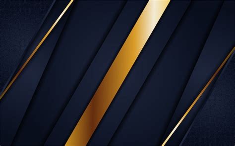 Premium Vector Luxury Navy Blue Background With Line Gold
