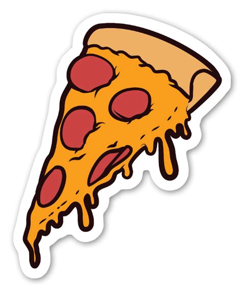 Buy Pizza Slice Die Cut Stickers Stickerapp