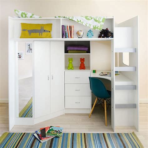53 1/8 x 74 3/8 inches. High Sleeper Cabin bed with Colour options ideal childrens ...
