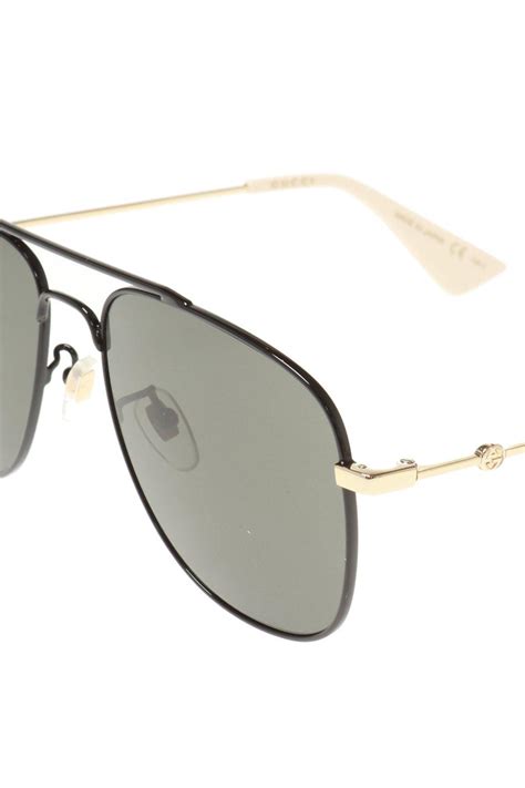 gucci bee motif sunglasses lyst