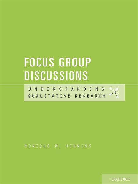 Focus Group Discussions Pdf Focus Group Survey Methodology