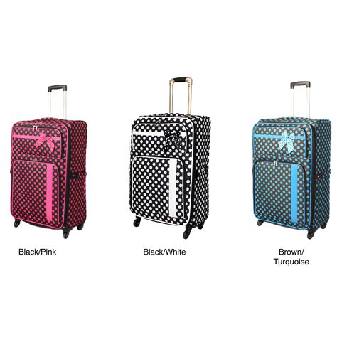 Shop Polka Dot Delight 29 Inch Expandable Lightweight Spinner Upright