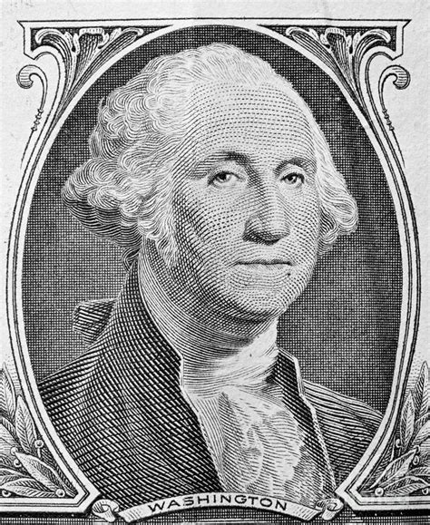 George Washington Portrait On One Dollar Bill Photograph By Michal
