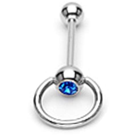 Piercing Slave Ring Blauw Bol