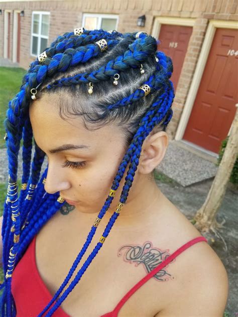 Get Blue Braids Hairstyle Png Find The Best Hairstyles