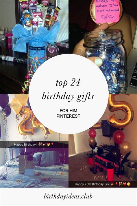 They're useful, thoughtful if the guy in your life is into fitness, get him the fitbit charge 4. Top 24 Birthday Gifts for Him Pinterest | 24 birthday ...