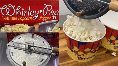 Whirley Pop Unboxing Theater Popcorn Kettle Corn Youtube