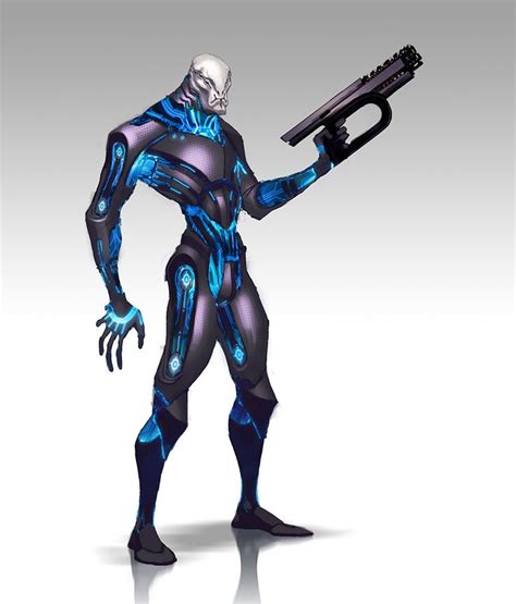 Matt Rhodes Concept Art Mass Effect Prothean Concept Art Sci Fi