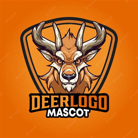Premium Vector Deer Mascot Logo Design Deer Vector
