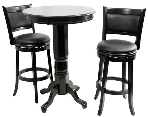 Rustic bedroom, western living room, solid wood tables and dining, huge selection of solid wood desk and lots of outdoor furniture Augusta 3 Piece Pub Table Set - Black in 2020 | Pub table ...