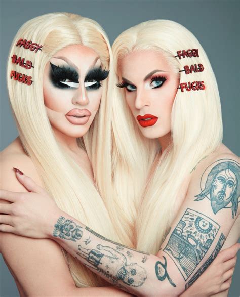 trixie and katya 💖💖 violet chachki alyssa edwards drag queen makeup drag makeup katya and