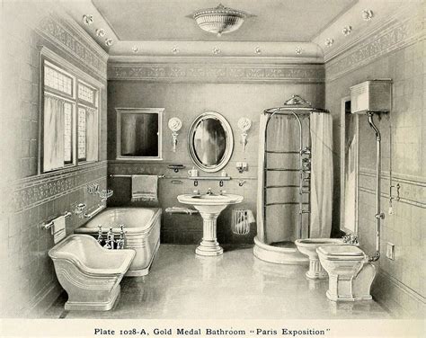 20 Elegant Antique Bathrooms From The 1900s Sinks Tubs Tile And Decor Click Americana