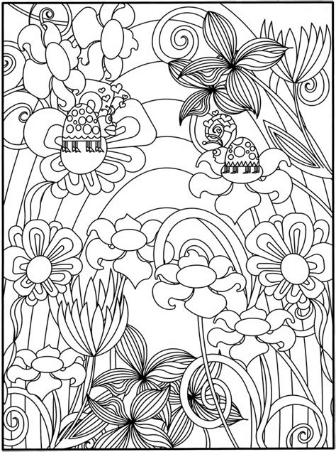 Illustration of beautiful trees color bench coloring page playground vector kids colouring book frames garden zentangle farm line art colour in colouring in garden springtime farm cartoon. Flower garden coloring pages to download and print for free