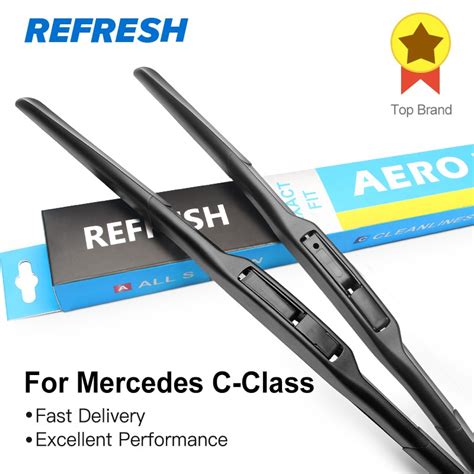 Need to find which wiper blade size will fit on your car, truck, rv or even coach ? Aliexpress.com : Buy Refresh Wiper Blades for Mercedes Benz C Class W203 W204 W205 C160 C180 ...