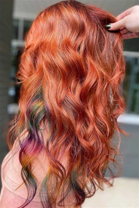 The Magical Power Of Vibrant Underdye Hair Trend Love Hairstyles