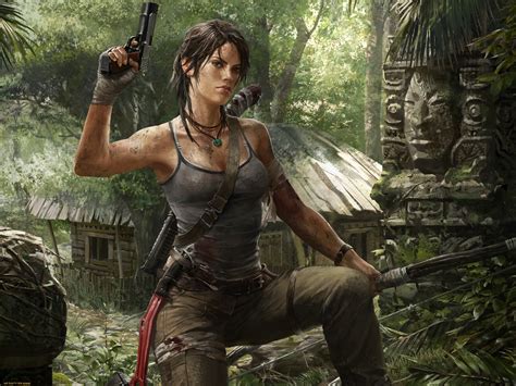 video Games, Lara Croft, Tomb Raider, Gun Wallpapers HD / Desktop and ...