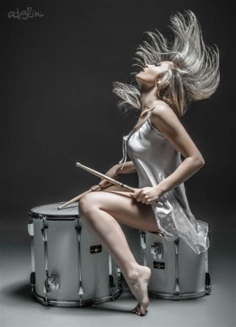 Playing The Drums Girls Music Glam Rock How To Play Drums