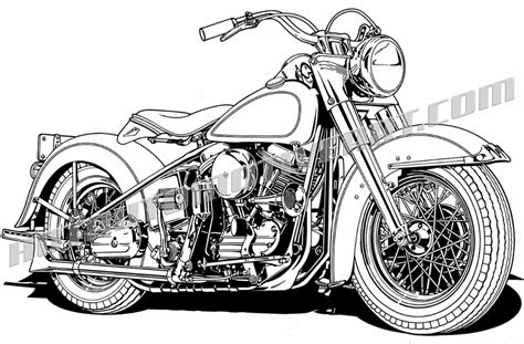 Download High Quality Motorcycle Clipart Vintage Transparent Png Images