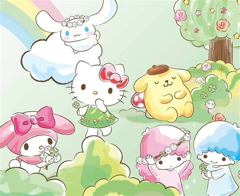 Pin By Florence Wong On Sanrio Hello Spring Wallpaper Hello Kitty