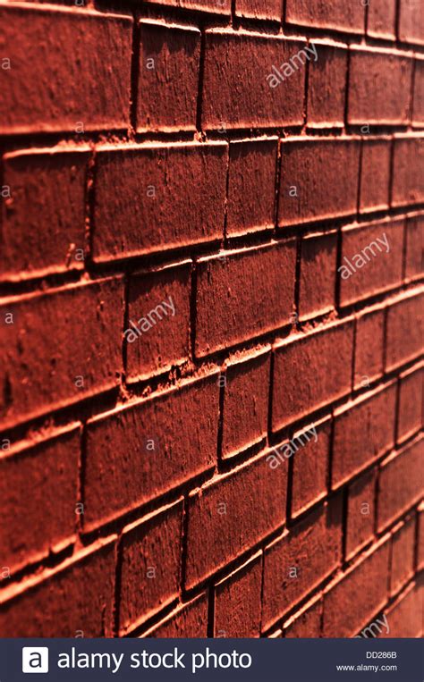 Background Of Wall With Red Bricks Stock Photo Alamy