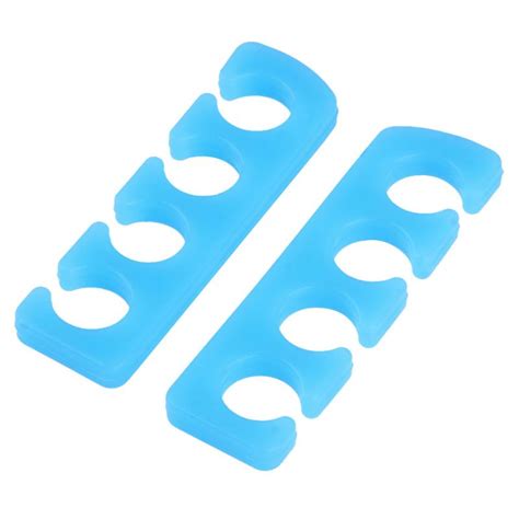 2pcs Silicone Soft Pack Form Toe Separator Finger Spacer For Manicure