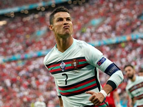 Euro 2021 Mecz Węgry Portugalia 03 Cristiano Ronaldo Najlepszym