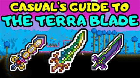 Terraria Terrablade Guide Terraria Sword Guide 2020 How To Craft The