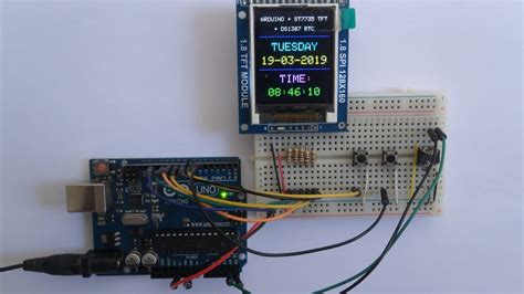 Real Time Clock With Arduino And Ds1307 Youtube
