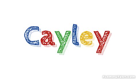 Cayley Лого Бесплатный инструмент для дизайна имени от Flaming Text