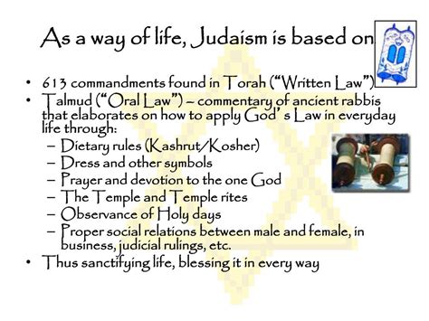 Ppt Judaism The Jewish Religion And Culture What Does It Mean To Be