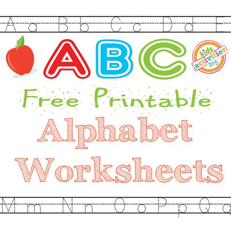 Printable Alphabet Worksheets To Turn Into A Workbook Alphabet