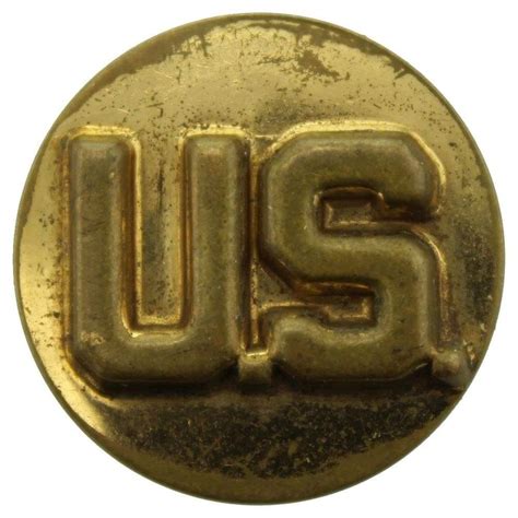 Ww2 United States Us Army American Infantry Collar Badge