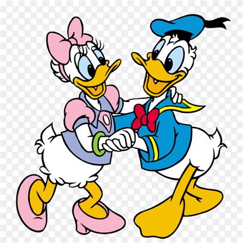 Daisy And Donald Duck Cartoon On Transparent Background Png Similar Png