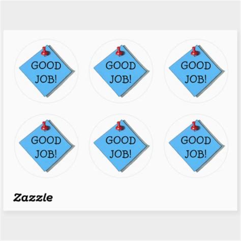 Good Job Stickers Zazzle