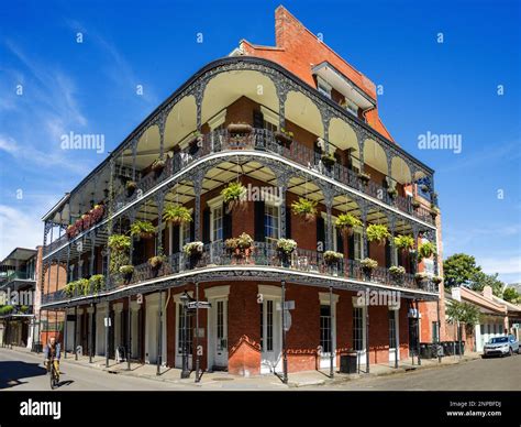 Historic Architecture In Royal Streetfrench Quarter New Orleans