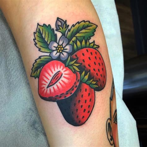 Want to see more posts tagged #strawberry tattoo? Pin by Lynnea on Inked in 2020 | Strawberry tattoo ...