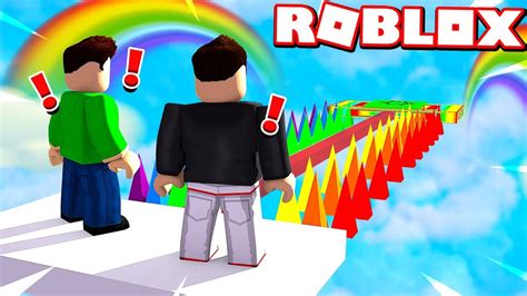 Roblox Rainbow Obby Trolls My Little Brother Prestongamez Youtube