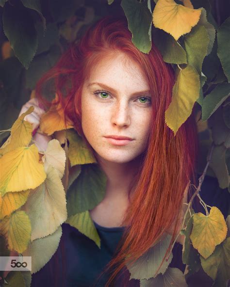 Аutumn Girl By Tanya Markova Nya On 500px Beautiful Redhead Beautiful Girl Face Rich Hair