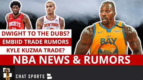 Top nba trade rumors and news from the best local newspapers and sources. NBA Rumors: Dwight Howard To Warriors, Kyle Kuzma, Joel ...