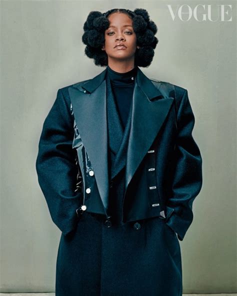 Rihanna Vogue Uk 2020 Cover Fashion Photoshoot