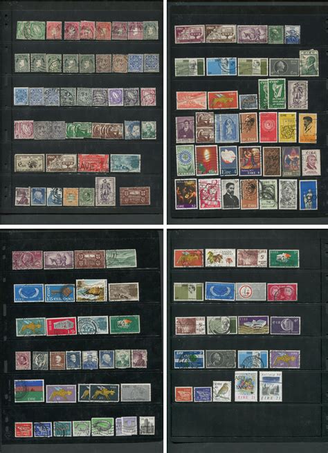 Lot Ireland Stamp Collection From 1922
