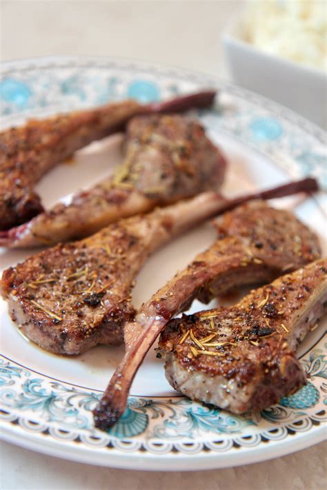 Garlic Rosemary Lamb Chops Video Cooked By Julie