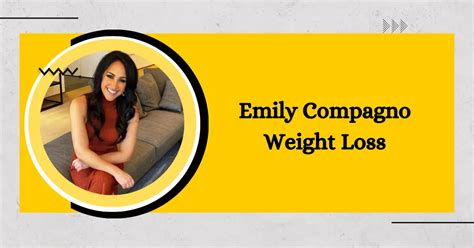 Emily Compagno Weight Loss Whats The Story Behind Her Transformation