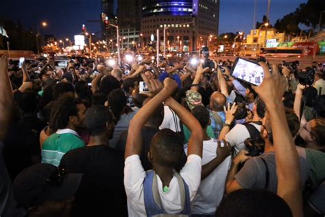 17 Arrested As Ethiopian Israelis Protest Cops Clearing The Times Of