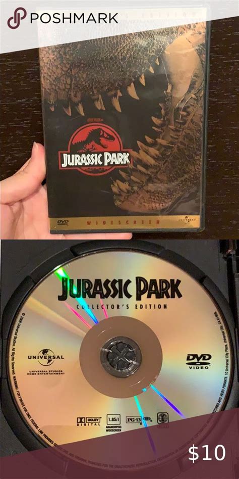 Dvd Jurassic Park In 2020 Jurassic Park Dvd Jurassic
