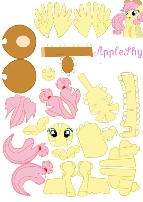 Pin by Louise Williams on craft | Paper crafts, My little pony, Paper toys