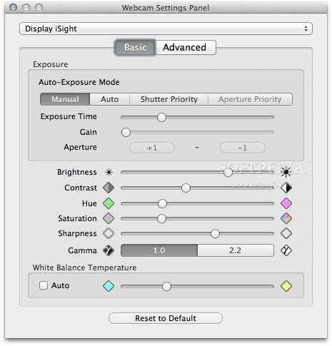How can i adjust my webcam settings? Webcam Settings Mac 2.3 - Download