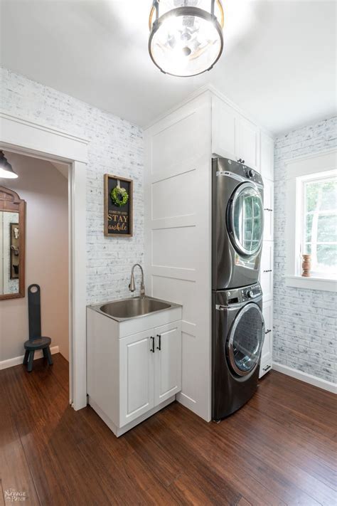 It's so so so inexpensive it just takes some elbow grease. Laundry Room Makeover Reveal - The Navage Patch